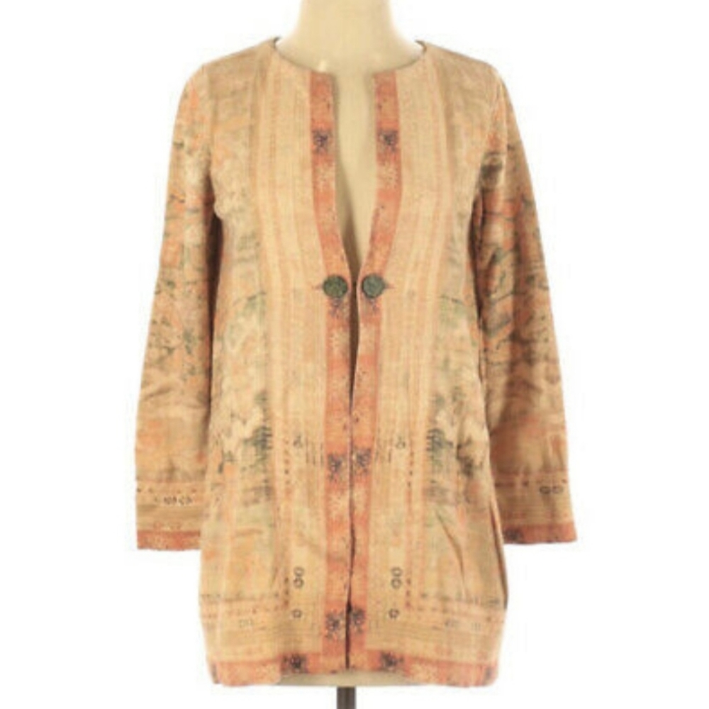 Soft Surroundings Label Noir Oushak Cardigan